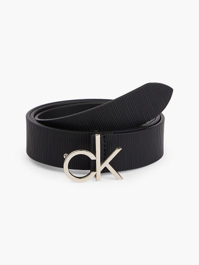 Calvin Klein Táskák & Kiegészítők HU601636 | Calvin Klein Logo Női Öv Fekete